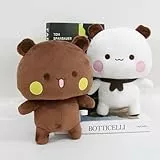EIMZU Bubu Dudu Kuscheltier, 2pcs Dudu Bubu Panda Kuscheltier, Bezauberndes Weiches Plüschtierkissen, Bär Panda Bubu Dudu Kuscheltier, Geburtstagsfeiergeschenke