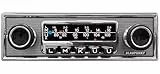 Blaupunkt Frankfurt Stereo MB, 1-DIN Autoradio, Oldtimer-Design mit Nadelstreifenfront und Chromrahmen, DAB+, Bluetooth, USB, Aux-Eingang, Lenkradfernbedienung, Sub-Out, 4x50Watt, 12v