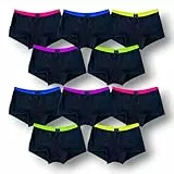 SAMILY Unterhosen für Mädchen Bequeme Hipster Baumwolle 10er Pack Boxershorts (DE/NL/SE/PL, Numerisch, 122, 128)