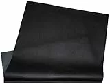 HAPPER STUDIO Leder Zuschnitte für DIY, Basteln, Handwerk und Reparatur. 1,3-1,5 mm Starkes Rindsleder (Schwarz, A2 42 x 59.4 cm)