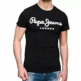 Pepe Jeans Herren Original Stretch N T Shirt, 999schwarz, M EU