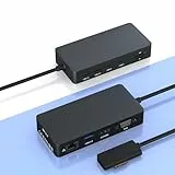 Microsoft Surface Dock mit DREI Displays 4K@60HZ HDMI+VGA, 11-in-1 Surface Dockingstation für Microsoft Surface Pro 11/10/9/8/X/7/6/5/4/3, Surface Laptop 7/6/5/4/3/2/1, Surface Book Go