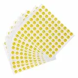 Besportble Erdung Aufkleber 10Mm Rund Gelb 800 StüCk Warnschild Sticker FüR ElektrogeräTe Hochhaftende Schutzaufkleber FüR Erdung Esd Matte Markierung Feuer- Und Nullleiter Kennzeichnung