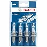Bosch 0242230806 (N40), Zündkerzen 4er-Set - für ein zuverlässiges Kaltstartverhalten und lange Lebensdauer - mit robustem Design