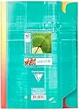 Clairefontaine 5756C Packung (mit 50 Kanzleibögen, DIN A4, 21 x 29,7 cm, liniert, ideal für die Schule) weiß