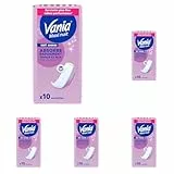 Vania Maxi Nuit Damenbinden (10 Stück) – Dünnere Binden mit schneller Absorption und hoher Toleranz – Periodenschutz mit extra langer anatomischer Form (Packung mit 5)