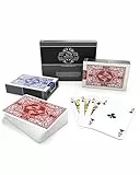 Bullets Playing Cards, wasserfeste Plastik Spielkarten, Bridge Size, Standard Index, Pokerkarten, Kartenspiel, Skatkarten, Doppelpack, 4 Eckzeichen
