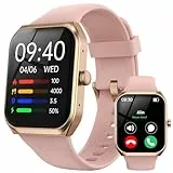 TUYOMA Smartwatch Damen mit Telefonfunktion - 1.91' Smart Watch IP68 Wasserdicht, 24h Herzfrequenz, SpO2, Schlafmonitor, 112+ Sportarten, Spiele, Kompatibel mit Android IOS
