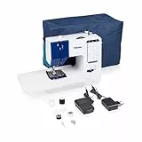 Tristar Nähmaschine mit 38 Stichprogrammen, Abnehmbarem Anschiebetisch, Freiarm, LED-Licht, Automatischem Nadeleinfädler, Fadenschneider, Geschwindigkeitsregelung, SM-6005