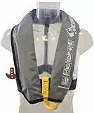 Lalizas Automatik-Rettungsweste Sigma 170N ab 40 kg, Erwachsene, grau, aufblasbare Schwimmweste 150N