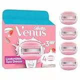 Gillette Venus ComfortGlide Spa Breeze Damenrasierklingen, 4 Ersatzklingen für Damenrasierer