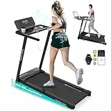 Mobvoi Home Laufband Ultra Intelligente KI 3-in-1 Gehpad mit 6% Steigung 2,5 PS Laufband zum Gehen und Laufen Halterung für Tasse Telefon Laptop Große Lauffläche TicSports Zwift Kinomap 12km/h 120kg