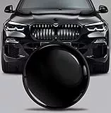 SkinoEu Tuning Emblem für Fronthaube und Kofferraum 82 mm Kompatibel mit BMW Emblem 51767288752 EX (Schwarz EX 13)