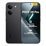 XIAOMI Poco X8 Pro Smartphone 8GB+256GB, Handy mit Android, Dimensity 8500-Ultra Prozessor, 6500mAh Akku, Ultra-helles AMOLED Display, 50MP Sony IMX882 Hauptkamera mit OIS, Schwarz, 3 Jahre Garantie