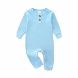 KIDDLETOWN Baby Schlafanzug, Baby Schlafstrampler, Baby Pyjam, Strampler Neugeborene, Babyschlafanzug Baumwolle, Schlafanzug, Pyjamas Langarm Strampler Schlafoverall für Mädchen und Jungen