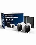 Arlo Pro 6 Überwachungskamera Aussen WLAN, 2er Set mit 2 Solar Panel, Kabellos, 2K+HDR, Farb-Nachtsicht, 160° Blickwinkel, Spotlight, Zwei-Wege Audio, Bewegungserkennung, mit Arlo Secure Testzeitraum