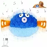 Yozexin Interaktives Hundespielzeug,Hundespielzeug Interaktiv,Hundespielzeug Beweglich Elektrisch,Aktives Bewegliches Haustier Plschspielzeug mit Klang und Hüpferei für Hunde Katzen