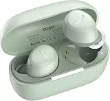 TOZO A1 Bluetooth Kopfhörer Kopfhörer Kabellos Bluetooth 5.3 In Ear Kopfhörer mit APP Steuerung, 30 Std. Premium Sound, IPX5 Wasserdicht Kabellose Kopfhörer für kleine Ohren - Grün