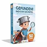 Edubini GEFUNDEN! Outdoor Suchspiel für Kinder ab 4 Jahren - [50 Karten] - Outdoor Spiele für Draußen, Schatzsuche, Garten, Spaziergänge & Wald - Reisespiele Geschenk für Jungen & Mädchen (Indoor)