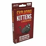 Exploding Kittens, Exploding Kittens 2-Spieler-Edition, Grundspiel, Partyspiel, Kartenspiel, 2 Spieler, Ab 7+ Jahren, 10+ Minuten, Deutsch
