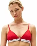 Tommy Hilfiger Damen Triangel BH mit Logobund, Rot (Primary Red), S