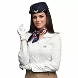Boland 33205 - Kostümset für Erwachsene, Flugbegleiter, Kostümzubehör für Fasching oder Mottoparty, Set für Faschingskostüme