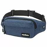 Bauchtasche Gürteltasche, MOCOCITO Hüfttasche für Damen und Herren, für Outdoor Sport Camping Wandern Fahrrad Geschenke für Frauen Männe(Blau)