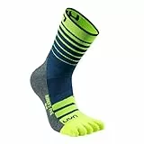 UYN S100318-A699 RUNNER'S FIVE Socks Herren Blue/Yellow Fluo 44