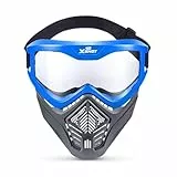Taktische Maske von XSHOT von Zuru Outdoor-Spielzeug für Jungen und Mädchen, Teenager und Erwachsene (Blaue Maske)