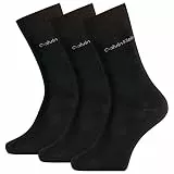 Calvin Klein Herren Classic Socken, Schwarz, Einheitsgröße (3er Pack)
