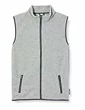 Playshoes Fleece Weste Unisex Kinder Outdoor-Oberteil, grau/melange, 98