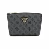 GUESS Wilder Large Top Zip Cosmetic Bag Charcoal