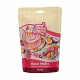 FunCakes Deco Melts Rosa - Tauchen, drippen, dippen und dekorieren! In der Mikrowelle schmelzen und in jede Form gießen, 250 g