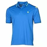 K-Swiss Herren Sport Tennis Back-Court Polo Shirt, Blau