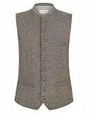 Stockerpoint Herren Trachtenweste Devito | Größen 44-60 | Traditionelle & hochwertige Weste mit verstellbarem Riegel I Perfekt für Trachten & Festlichkeiten