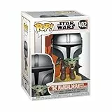 Funko Pop! Star Wars: The Mandalorian - Mando Flying mit Jet Pack - Vinyl-Sammelfigur - Geschenkidee - Offizielle Handelswaren - Spielzeug Für Kinder und Erwachsene - TV Fans