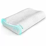 LAMB Höheneinstellbares Memory Foam Kissen Kopfkissen,Nackenkissen Nackenstützkissen Ergonomisches Kopfkissen Antischnarchkissen mit abnehmbarem Bezug
