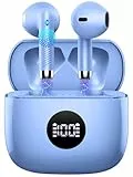 Wireless Earbuds, Bluetooth 5.4 Kopfhörer Deep Stereo In Ear Ohrhörer mit ENC Noise Cancelling Mikrofone, 40H Wiedergabe Ohrstöpsel mit Mini-Hülle, IP7 Wasserdichtes Headset mit LED-Anzeige, USB C