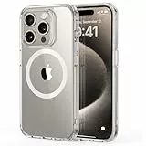 ESR für iPhone 15 Pro Max Hülle, Kompatibel mit MagSafe, Schutz nach Militärstandard, Magnet Schutzhülle, Vergilbungsbeständig, Kratzfeste Rückschale [Handyhülle für iPhone 15 Pro Max Case] Klar
