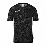 uhlsport Unisex Prediction Kurzarm T-Shirt, Schwarz, S EU