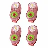 Reinscer 4X Rettungsweste, LED-Licht, Lebensrettende Weste mit, zum im Wasser im Notfall