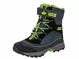 Lico Jungen Sundsvall Vs Schneestiefel, Marine Schwarz Lemon, 36 EU