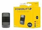 Schellenberg Powerlift Funk-Handsender 4-Kanal für Garagen- und Außentorantriebe, Funkfrequenz 433,92 MHz, Reichweite 40 m im freien Feld, inkl. Batterie, 60870