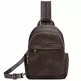 ECOTISH Mini Rucksack Damen Klein –Cityrucksack Handtasche Anti Diebstahl Wasserdicht Elegant Crossbody Bag Backpack Women Casual Daypack für Reise Freizeit Einkauf Arbeit (Kaffee)