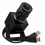 Svpro 4K HDMI USB Zoom Kamera 60FPS Manueller Fokus USB3.0 Webcam Mit 2.8-12mm Varifokalobjektiv, H.264 HD Industriekamera Nahaufnahme Streaming Für PC, TV, Monitor, Projektor