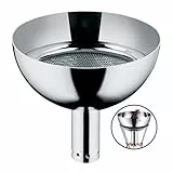 WMF Vino Dekantiertrichter mit feinen Löchern 9 cm, Cromargan Edelstahl, gegen Kork- oder Depotreste, spülmaschinengeeignet