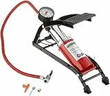 Brüder Mannesmann Werkzeug Fussluftpumpe mit Manometer, M 001-T-PR.