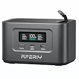 AFERIY 145W Tragbare Powerstation, 99,2Wh/31000mAh LiFePO4 Batterie, 3-Port, 6-in-1 Sicherheitsschutz, 100W Solar Generator für Outdoor Camping, Reisen und Notfallsituationen
