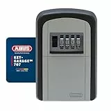 ABUS KeyGarage 707 - Schlüsselbox zur Wandmontage - für bis zu 7 Schlüssel oder kleine Wertgegenstände - Schwarz-Silber