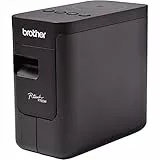 Brother PT-P750W Beschriftungsgerät für den PC inklusive WLAN und NFC (für 3,5 bis 24 mm breite TZe-Schriftbänder, bis zu 30 mm/Sek. Druckgeschwindigkeit), Schwarz